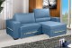 Sofá Retrátil e Reclinável 2.30m ESTILO ESTOFADOS - CHAYENE com SoftGel D33 Linho "Azul" Sofá Retrátil e Reclinável 2.30m ESTILO ESTOFADOS - CHAYENE com SoftGel D33 Linho "Azul"