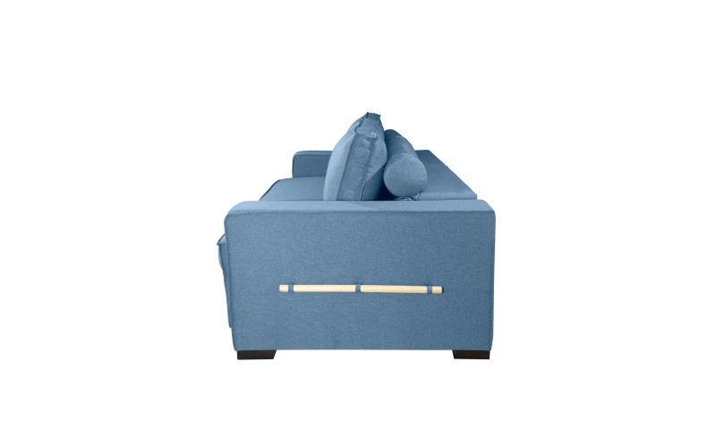 Sofá Retrátil e Reclinável 2.30m ESTILO ESTOFADOS - CHAYENE com SoftGel D33 Linho "Azul" Sofá Retrátil e Reclinável 2.30m ESTILO ESTOFADOS - CHAYENE com SoftGel D33 Linho "Azul"