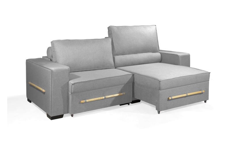 Sofá Retrátil e Reclinável 2.50m ESTILO ESTOFADOS - CHAYENE com SoftGel D33 Linho "Prata" Sofá Retrátil e Reclinável 2.50m ESTILO ESTOFADOS - CHAYENE com SoftGel D33 Linho "Prata"