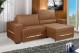 Sofá Retrátil e Reclinável 2.90m ESTILO ESTOFADOS - CHAYENE com SoftGel D33 Linho "Terracota" Sofá Retrátil e Reclinável 2.90m ESTILO ESTOFADOS - CHAYENE com SoftGel D33 Linho "Terracota"