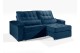 Sofá Retrátil e Reclinável 2.20m ESTILO ESTOFADOS - MOSCOU com SoftGel D33 Velusoft "Azul" Sofá Retrátil e Reclinável 2.20m ESTILO ESTOFADOS - MOSCOU com SoftGel D33 Velusoft "Azul"