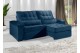 Sofá Retrátil e Reclinável 2.20m ESTILO ESTOFADOS - MOSCOU com SoftGel D33 Velusoft "Azul" Sofá Retrátil e Reclinável 2.20m ESTILO ESTOFADOS - MOSCOU com SoftGel D33 Velusoft "Azul"