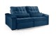 Sofá Retrátil e Reclinável 2.20m ESTILO ESTOFADOS - MOSCOU com SoftGel D33 Velusoft "Azul" Sofá Retrátil e Reclinável 2.20m ESTILO ESTOFADOS - MOSCOU com SoftGel D33 Velusoft "Azul"