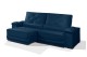 Sofá Retrátil e Reclinável 2.20m ESTILO ESTOFADOS - ODIN com SoftGel D33 Velusoft "Azul" Sofá Retrátil e Reclinável 2.20m ESTILO ESTOFADOS - ODIN com SoftGel D33 Velusoft "Azul"