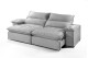Sofá Retrátil e Reclinável 2.50m ESTILO ESTOFADOS - OSLO com SoftGel D33 Velusoft "Prata" Sofá Retrátil e Reclinável 2.50m ESTILO ESTOFADOS - OSLO com SoftGel D33 Velusoft "Prata"