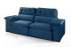 Sofá Retrátil Reclinável AMÃ 2.90m ESTILO ESTOFADOS - França Velusoft COR "AZUL" Sofá Retrátil Reclinável AMÃ 2.90m ESTILO ESTOFADOS - França Velusoft COR "AZUL"