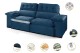 Sofá Retrátil Reclinável AMÃ 2.90m ESTILO ESTOFADOS - França Velusoft COR "AZUL" Sofá Retrátil Reclinável AMÃ 2.90m ESTILO ESTOFADOS - França Velusoft COR "AZUL"