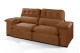 Sofá Retrátil Reclinável AMÃ 2.20m ESTILO ESTOFADOS - França Velusoft COR "TERRACOTA" Sofá Retrátil Reclinável AMÃ 2.20m ESTILO ESTOFADOS - França Velusoft COR "TERRACOTA"
