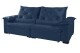 Sofá Retrátil Reclinável ATENAS 2.50m ESTILO ESTOFADOS - França Velusoft COR "AZUL" Sofá Retrátil Reclinável ATENAS 2.50m ESTILO ESTOFADOS - França Velusoft COR "AZUL"