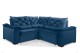 Sofá Retrátil Reclinável BERLIM DE CANTO 2.30 x 2.30 ESTILO ESTOFADOS - França Velusoft COR "AZUL" Sofá Retrátil Reclinável BERLIM DE CANTO 2.30 x 2.30 ESTILO ESTOFADOS - França Velusoft COR "AZUL"