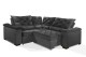 Sofá Retrátil Reclinável BERLIM DE CANTO 2.30 x 2.30 ESTILO ESTOFADOS - França Velusoft COR "CINZA" Sofá Retrátil Reclinável BERLIM DE CANTO 2.30 x 2.30 ESTILO ESTOFADOS - França Velusoft COR "CINZA"