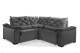 Sofá Retrátil Reclinável BERLIM DE CANTO 2.30 x 2.30 ESTILO ESTOFADOS - França Velusoft COR "CINZA" Sofá Retrátil Reclinável BERLIM DE CANTO 2.30 x 2.30 ESTILO ESTOFADOS - França Velusoft COR "CINZA"