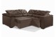 Sofá Retrátil Reclinável BERLIM DE CANTO 2.50 x 2.50 ESTILO ESTOFADOS - França Velusoft COR "MARROM" Sofá Retrátil Reclinável BERLIM DE CANTO 2.50 x 2.50 ESTILO ESTOFADOS - França Velusoft COR "MARROM"