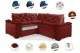 Sofá Retrátil Reclinável BERLIM DE CANTO 2.30 x 2.30 ESTILO ESTOFADOS - França Velusoft COR "VERMELHO" Sofá Retrátil Reclinável BERLIM DE CANTO 2.30 x 2.30 ESTILO ESTOFADOS - França Velusoft COR "VERMELHO"