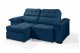 Sofá Retrátil Reclinável DOA 2.90m ESTILO ESTOFADOS - França Velusoft COR "AZUL" Sofá Retrátil Reclinável DOA 2.90m ESTILO ESTOFADOS - França Velusoft COR "AZUL"