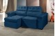 Sofá Retrátil Reclinável DOA 2.90m ESTILO ESTOFADOS - França Velusoft COR "AZUL" Sofá Retrátil Reclinável DOA 2.90m ESTILO ESTOFADOS - França Velusoft COR "AZUL"