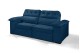Sofá Retrátil Reclinável DOA 2.90m ESTILO ESTOFADOS - França Velusoft COR "AZUL" Sofá Retrátil Reclinável DOA 2.90m ESTILO ESTOFADOS - França Velusoft COR "AZUL"