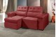 Sofá Retrátil Reclinável DOA 2.50m ESTILO ESTOFADOS - França Velusoft COR "VERMELHO" Sofá Retrátil Reclinável DOA 2.50m ESTILO ESTOFADOS - França Velusoft COR "VERMELHO"
