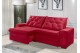 Sofá Retrátil e Reclinável 1,90m ESTILO ESTOFADOS - EUROPA com SoftGel D33 Velupluma "Vermelho" Sofá Retrátil e Reclinável 1,90m ESTILO ESTOFADOS - EUROPA com SoftGel D33 Velupluma "Vermelho"