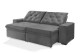 Sofá Retrátil e Reclinável 1,90m ESTILO ESTOFADOS - EUROPA com SoftGel D33 Velupluma "Cinza" Sofá Retrátil e Reclinável 1,90m ESTILO ESTOFADOS - EUROPA com SoftGel D33 Velupluma "Cinza"