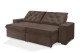 Sofá Retrátil e Reclinável 2.30m ESTILO ESTOFADOS - EUROPA com SoftGel D33 Velupluma "Marrom" Sofá Retrátil e Reclinável 2.30m ESTILO ESTOFADOS - EUROPA com SoftGel D33 Velupluma "Marrom"