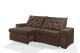 Sofá Retrátil e Reclinável 2.30m ESTILO ESTOFADOS - EUROPA com SoftGel D33 Velupluma "Marrom" Sofá Retrátil e Reclinável 2.30m ESTILO ESTOFADOS - EUROPA com SoftGel D33 Velupluma "Marrom"