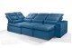 Sofá Retrátil Reclinável ELLOA DE CANTO COM CHAISE 3.05 x 1.80m ESTILO ESTOFADOS - Inca Velusoft COR "AZUL" Sofá Retrátil Reclinável ELLOA DE CANTO COM CHAISE 3.05 x 1.80m ESTILO ESTOFADOS - Inca Velusoft COR "AZUL"