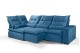 Sofá Retrátil Reclinável ELLOA DE CANTO COM CHAISE 3.05 x 1.80m ESTILO ESTOFADOS - Inca Velusoft COR "AZUL" Sofá Retrátil Reclinável ELLOA DE CANTO COM CHAISE 3.05 x 1.80m ESTILO ESTOFADOS - Inca Velusoft COR "AZUL"