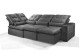 Sofá Retrátil Reclinável ELLOA DE CANTO COM CHAISE 3.05 x 1.80m ESTILO ESTOFADOS - Inca Velusoft COR "CINZA" Sofá Retrátil Reclinável ELLOA DE CANTO COM CHAISE 3.05 x 1.80m ESTILO ESTOFADOS - Inca Velusoft COR "CINZA"