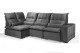 Sofá Retrátil Reclinável ELLOA DE CANTO COM CHAISE 3.05 x 1.80m ESTILO ESTOFADOS - Inca Velusoft COR "CINZA" Sofá Retrátil Reclinável ELLOA DE CANTO COM CHAISE 3.05 x 1.80m ESTILO ESTOFADOS - Inca Velusoft COR "CINZA"