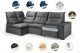 Sofá Retrátil Reclinável ELLOA DE CANTO COM CHAISE 3.05 x 1.80m ESTILO ESTOFADOS - Inca Velusoft COR "CINZA" Sofá Retrátil Reclinável ELLOA DE CANTO COM CHAISE 3.05 x 1.80m ESTILO ESTOFADOS - Inca Velusoft COR "CINZA"