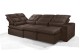 Sofá Retrátil Reclinável ELLOA DE CANTO COM CHAISE 3.25 x 1.80m ESTILO ESTOFADOS - Inca Velusoft COR "MARROM" Sofá Retrátil Reclinável ELLOA DE CANTO COM CHAISE 3.25 x 1.80m ESTILO ESTOFADOS - Inca Velusoft COR "MARROM"