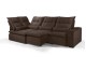 Sofá Retrátil Reclinável ELLOA DE CANTO COM CHAISE 3.25 x 1.80m ESTILO ESTOFADOS - Inca Velusoft COR "MARROM" Sofá Retrátil Reclinável ELLOA DE CANTO COM CHAISE 3.25 x 1.80m ESTILO ESTOFADOS - Inca Velusoft COR "MARROM"