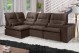 Sofá Retrátil Reclinável ELLOA DE CANTO COM CHAISE 3.25 x 1.80m ESTILO ESTOFADOS - Inca Velusoft COR "MARROM" Sofá Retrátil Reclinável ELLOA DE CANTO COM CHAISE 3.25 x 1.80m ESTILO ESTOFADOS - Inca Velusoft COR "MARROM"