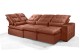 Sofá Retrátil Reclinável ELLOA DE CANTO COM CHAISE 3.05 x 1.80m ESTILO ESTOFADOS - Inca Velusoft COR "TERRA COTA" Sofá Retrátil Reclinável ELLOA DE CANTO COM CHAISE 3.05 x 1.80m ESTILO ESTOFADOS - Inca Velusoft COR "TERRA COTA"