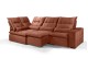 Sofá Retrátil Reclinável ELLOA DE CANTO COM CHAISE 3.05 x 1.80m ESTILO ESTOFADOS - Inca Velusoft COR "TERRA COTA" Sofá Retrátil Reclinável ELLOA DE CANTO COM CHAISE 3.05 x 1.80m ESTILO ESTOFADOS - Inca Velusoft COR "TERRA COTA"