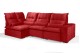 Sofá Retrátil Reclinável ELLOA DE CANTO COM CHAISE 3.05 x 1.80m ESTILO ESTOFADOS - Inca Velusoft COR "VERMELHO" Sofá Retrátil Reclinável ELLOA DE CANTO COM CHAISE 3.05 x 1.80m ESTILO ESTOFADOS - Inca Velusoft COR "VERMELHO"