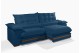 Sofá Retrátil Reclinável IRÃ 2.90m ESTILO ESTOFADOS - França Velusoft COR "AZUL" Sofá Retrátil Reclinável IRÃ 2.90m ESTILO ESTOFADOS - França Velusoft COR "AZUL"