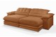 Sofá Retrátil Reclinável IRÃ 2.50m ESTILO ESTOFADOS - França Velusoft COR "TERRACOTA" Sofá Retrátil Reclinável IRÃ 2.50m ESTILO ESTOFADOS - França Velusoft COR "TERRACOTA"