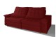 Sofá Retrátil Reclinável LAUS 2.20m ESTILO ESTOFADOS - França Velusoft COR "VERMELHO" Sofá Retrátil Reclinável LAUS 2.20m ESTILO ESTOFADOS - França Velusoft COR "VERMELHO"