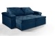 Sofá Retrátil e Reclinável 2.50m ESTILO ESTOFADOS - STAMBULL com SoftGel D33 Velusoft "Azul" Sofá Retrátil e Reclinável 2.50m ESTILO ESTOFADOS - STAMBULL com SoftGel D33 Velusoft "Azul"