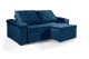 Sofá Retrátil e Reclinável 2.50m ESTILO ESTOFADOS - STAMBULL com SoftGel D33 Velusoft "Azul" Sofá Retrátil e Reclinável 2.50m ESTILO ESTOFADOS - STAMBULL com SoftGel D33 Velusoft "Azul"