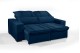 Sofá Retrátil e Reclinável 2.20m ESTILO ESTOFADOS - THOR com SoftGel D33 Velusoft "Azul" Sofá Retrátil e Reclinável 2.20m ESTILO ESTOFADOS - THOR com SoftGel D33 Velusoft "Azul"