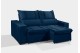Sofá Retrátil e Reclinável 2.20m ESTILO ESTOFADOS - THOR com SoftGel D33 Velusoft "Azul" Sofá Retrátil e Reclinável 2.20m ESTILO ESTOFADOS - THOR com SoftGel D33 Velusoft "Azul"