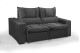 Sofá Retrátil e Reclinável 2.50m ESTILO ESTOFADOS - THOR com SoftGel D33 Velusoft "Cinza" Sofá Retrátil e Reclinável 2.50m ESTILO ESTOFADOS - THOR com SoftGel D33 Velusoft "Cinza"