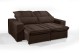 Sofá Retrátil e Reclinável 2.20m ESTILO ESTOFADOS - THOR com SoftGel D33 Velusoft "Marrom" Sofá Retrátil e Reclinável 2.20m ESTILO ESTOFADOS - THOR com SoftGel D33 Velusoft "Marrom"