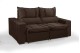 Sofá Retrátil e Reclinável 2.20m ESTILO ESTOFADOS - THOR com SoftGel D33 Velusoft "Marrom" Sofá Retrátil e Reclinável 2.20m ESTILO ESTOFADOS - THOR com SoftGel D33 Velusoft "Marrom"