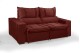 Sofá Retrátil e Reclinável 2.20m ESTILO ESTOFADOS - THOR com SoftGel D33 Velusoft "Vermelho" Sofá Retrátil e Reclinável 2.20m ESTILO ESTOFADOS - THOR com SoftGel D33 Velusoft "Vermelho"