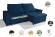 Sofá Retrátil Reclinável LAUS 2.90m ESTILO ESTOFADOS - França Velusoft COR "AZUL" Sofá Retrátil Reclinável LAUS 2.90m ESTILO ESTOFADOS - França Velusoft COR "AZUL"