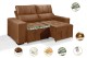 Sofá Retrátil Reclinável MIAMI 2.00m ESTILO ESTOFADOS - Inca Velusoft COR "TERRACOTA" Sofá Retrátil Reclinável MIAMI 2.00m ESTILO ESTOFADOS - Inca Velusoft COR "TERRACOTA"